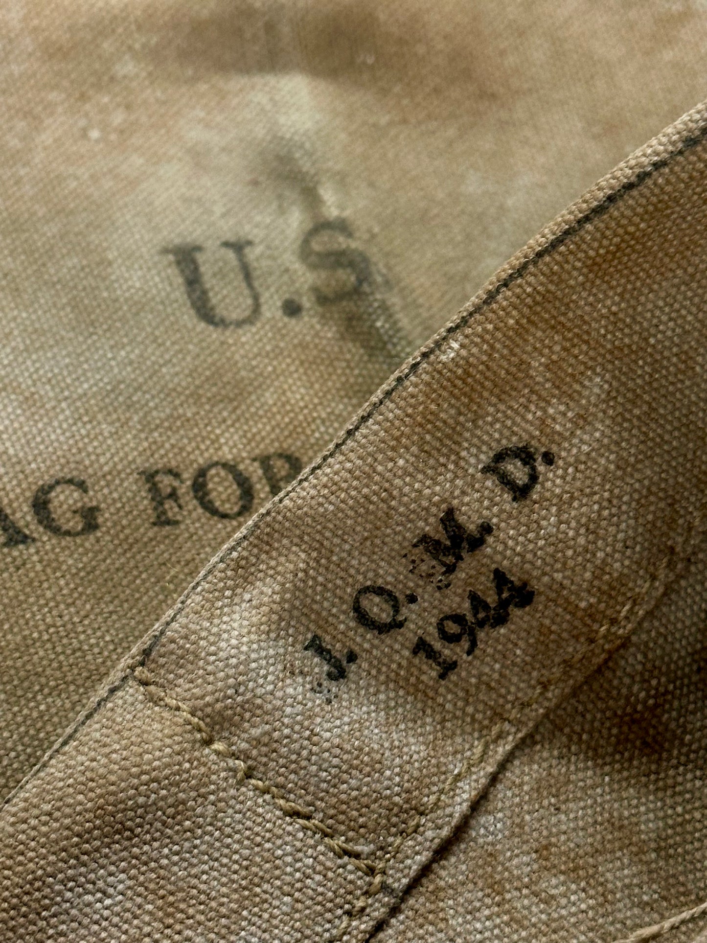 1944 U.S. AMMO canvas [sanders] strap W: 26/26 L: 150/90 T: 4,0mm