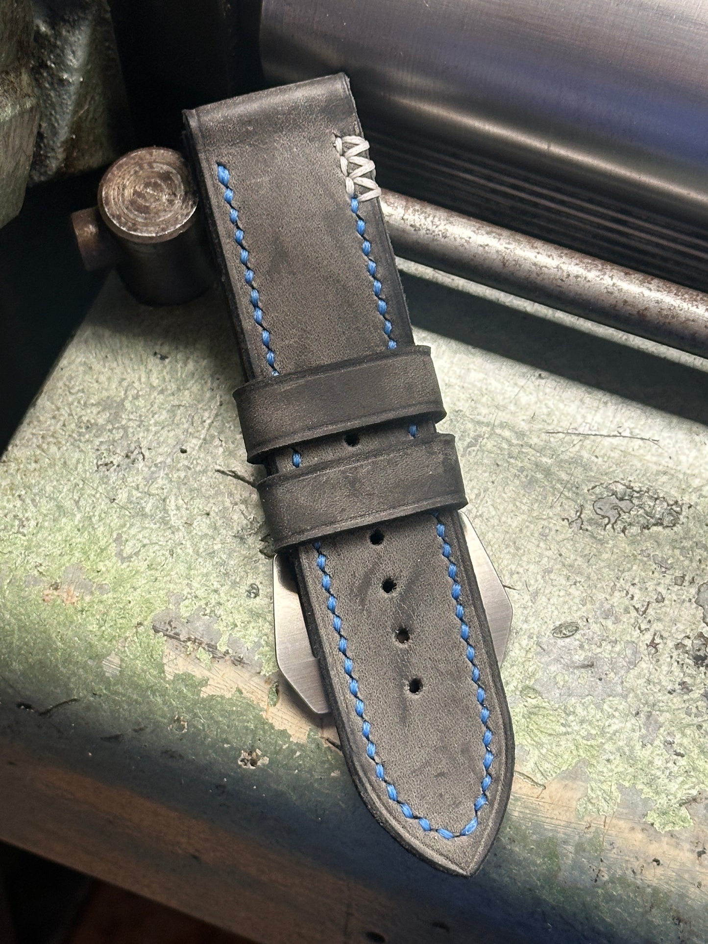 *NEW* POTESTAS ANZIANE - BRIGHT BLUE + LIGHT GREY 3X [sanders] strap