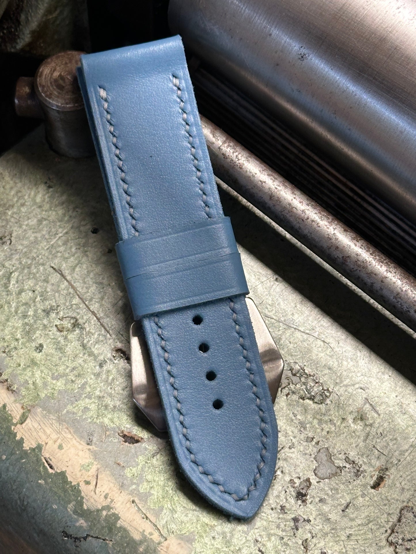 SKY BLUE [sanders] strap W: 24/24 L: 115/70 T: 3,0mm