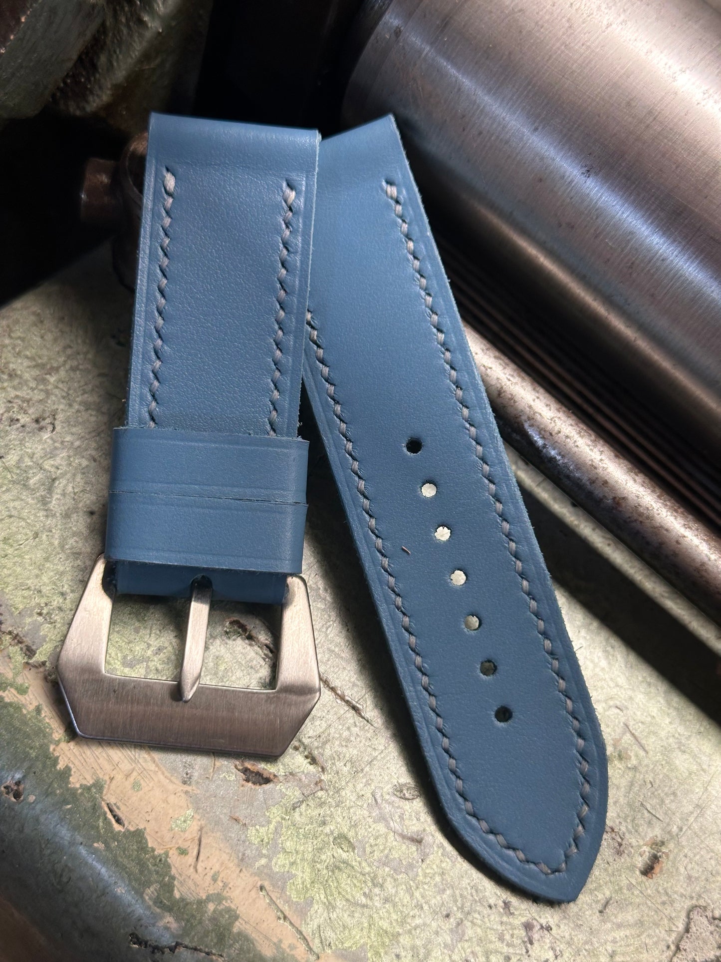 SKY BLUE [sanders] strap W: 24/24 L: 115/70 T: 3,0mm