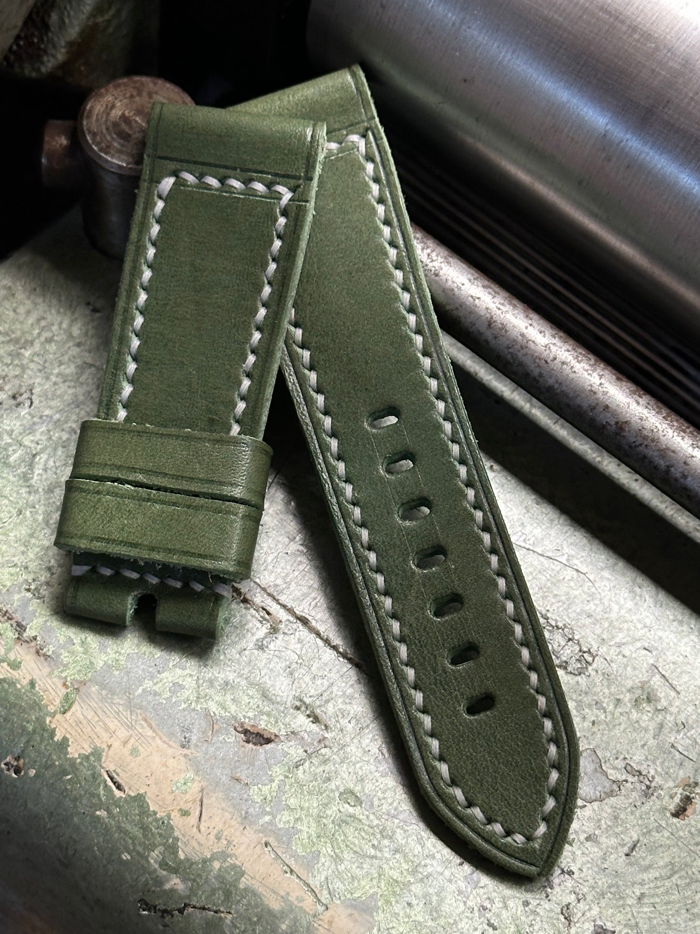 FLOTTIGLIA VERDE - WHITE [sanders] strap W: 24/22 L: 120/75 T: 3,2mm
