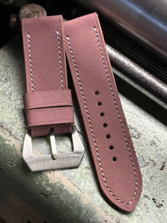 RUDDY PINK [sanders] strap W: 24/24 L: 120/75 T: 3,5mm