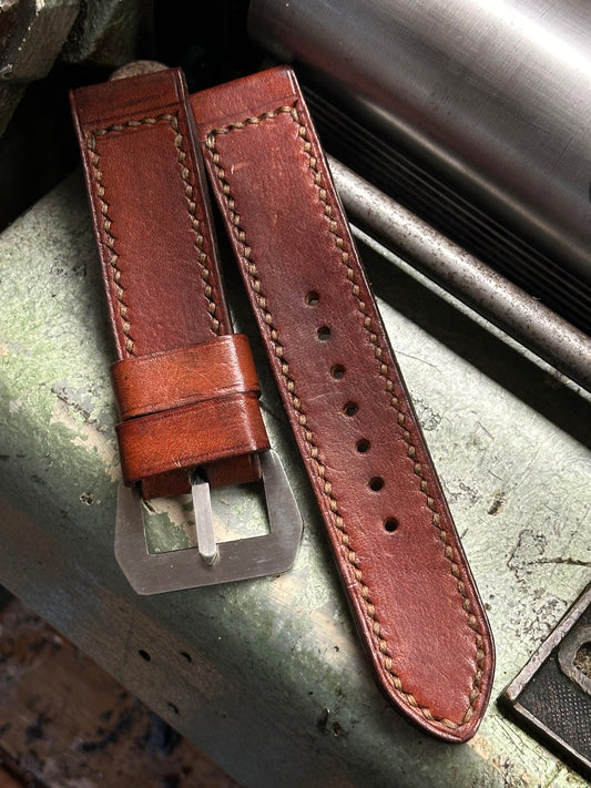 VINTAGE LEATHER [sanders] strap W:  26/26 L: 155/95 T: 5,0mm