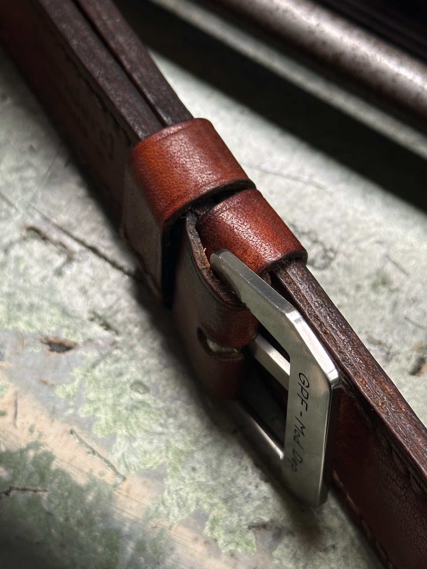 VINTAGE LEATHER [sanders] strap W:  26/26 L: 155/95 T: 5,0mm