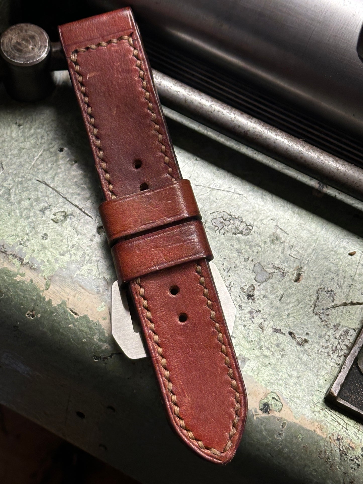 VINTAGE LEATHER [sanders] strap W:  26/26 L: 155/95 T: 5,0mm