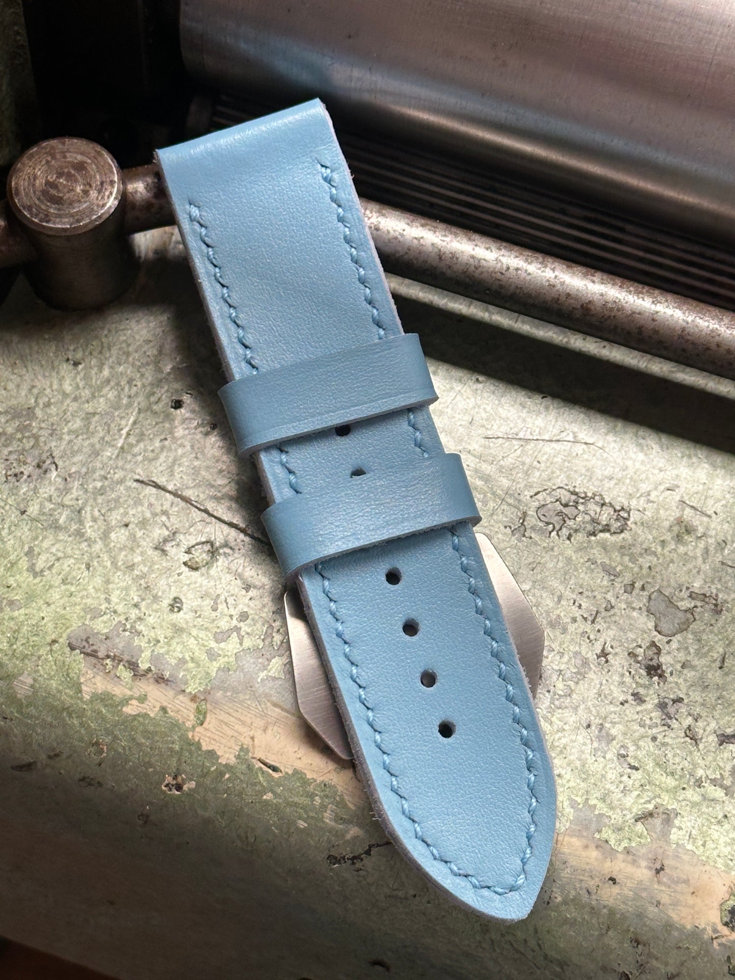 BABY BLUE - LIGHT BLUE [sanders] strap W: 26/26 L: 125/75 T: 3,0mm