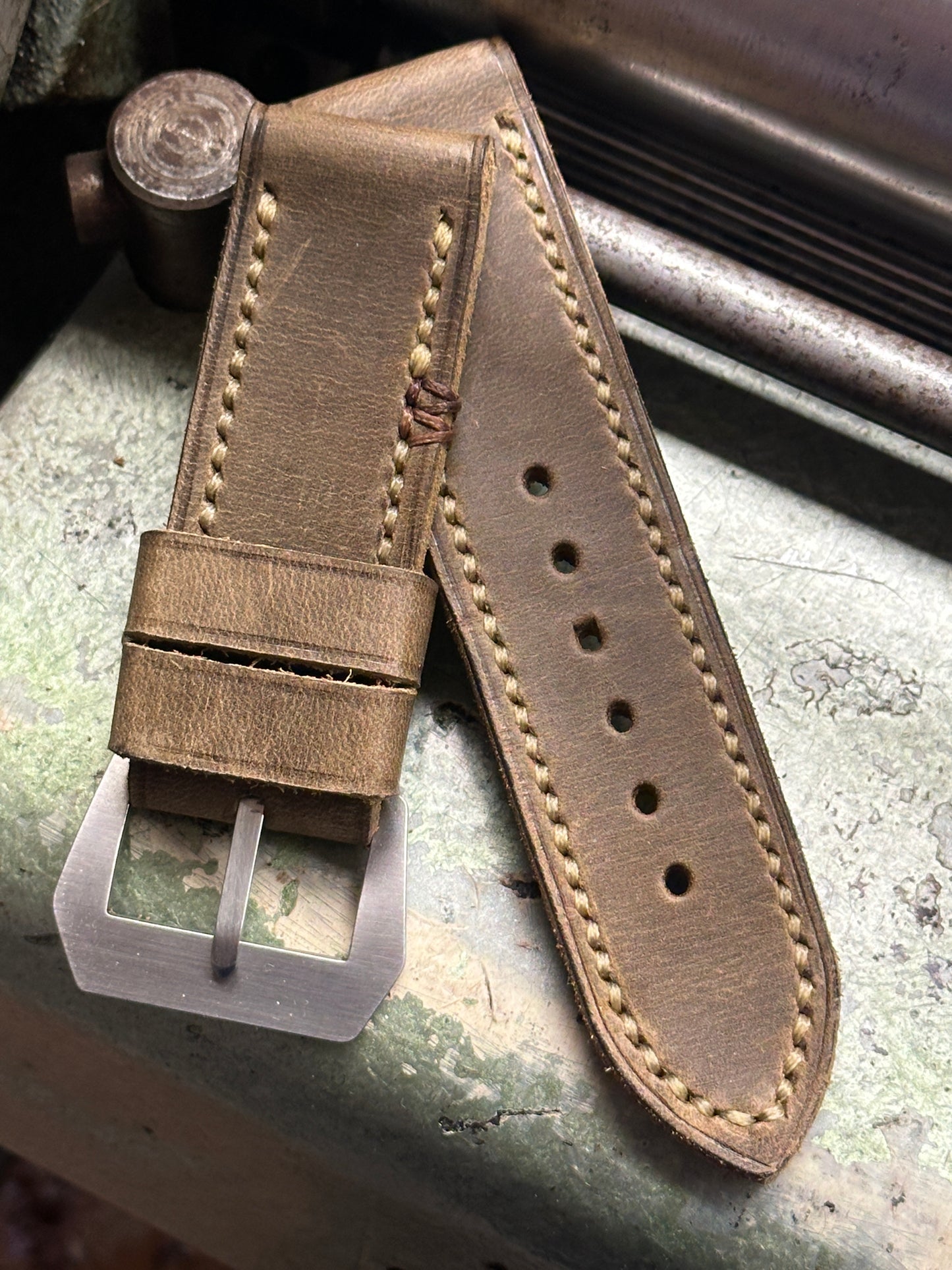 STELVIO-2 LIMITED EDITION Nubuck [sanders] strap W: 26/26 L: 125/75 T: 4,0mm