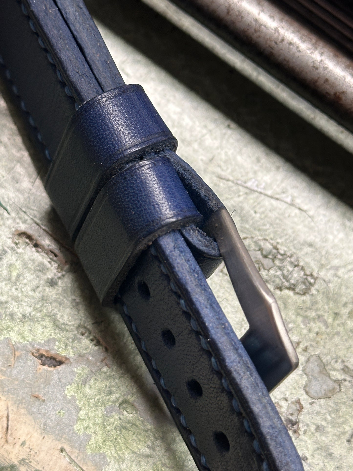 AEQUOR - Bright Blue [sanders] strap W: 24/24 L: 130/75 T: 4,0mm