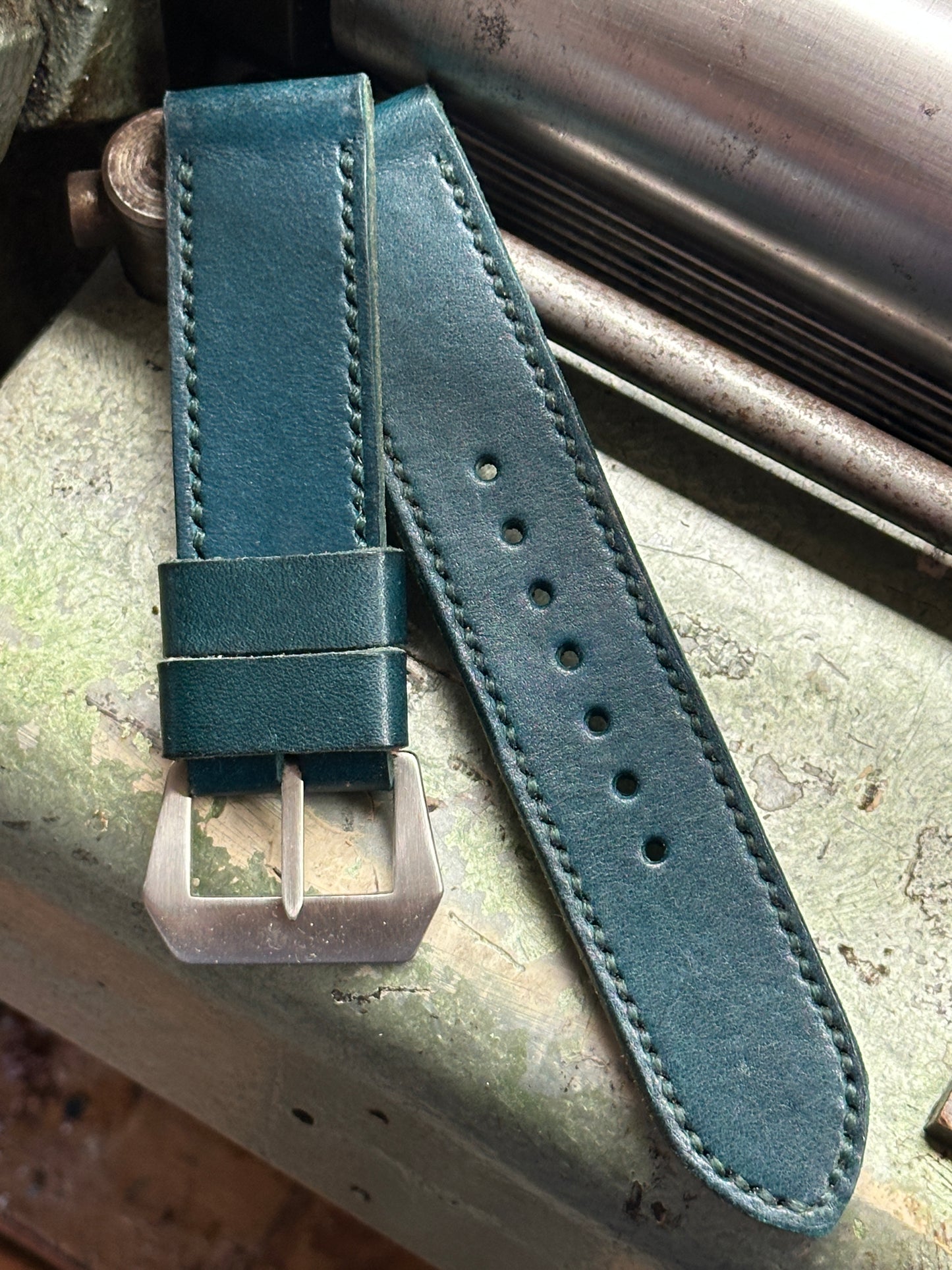 BATTAGLIA OCEAN GREEN [sanders] strap W: 26/26 L: 155/90 T: 4,0mm