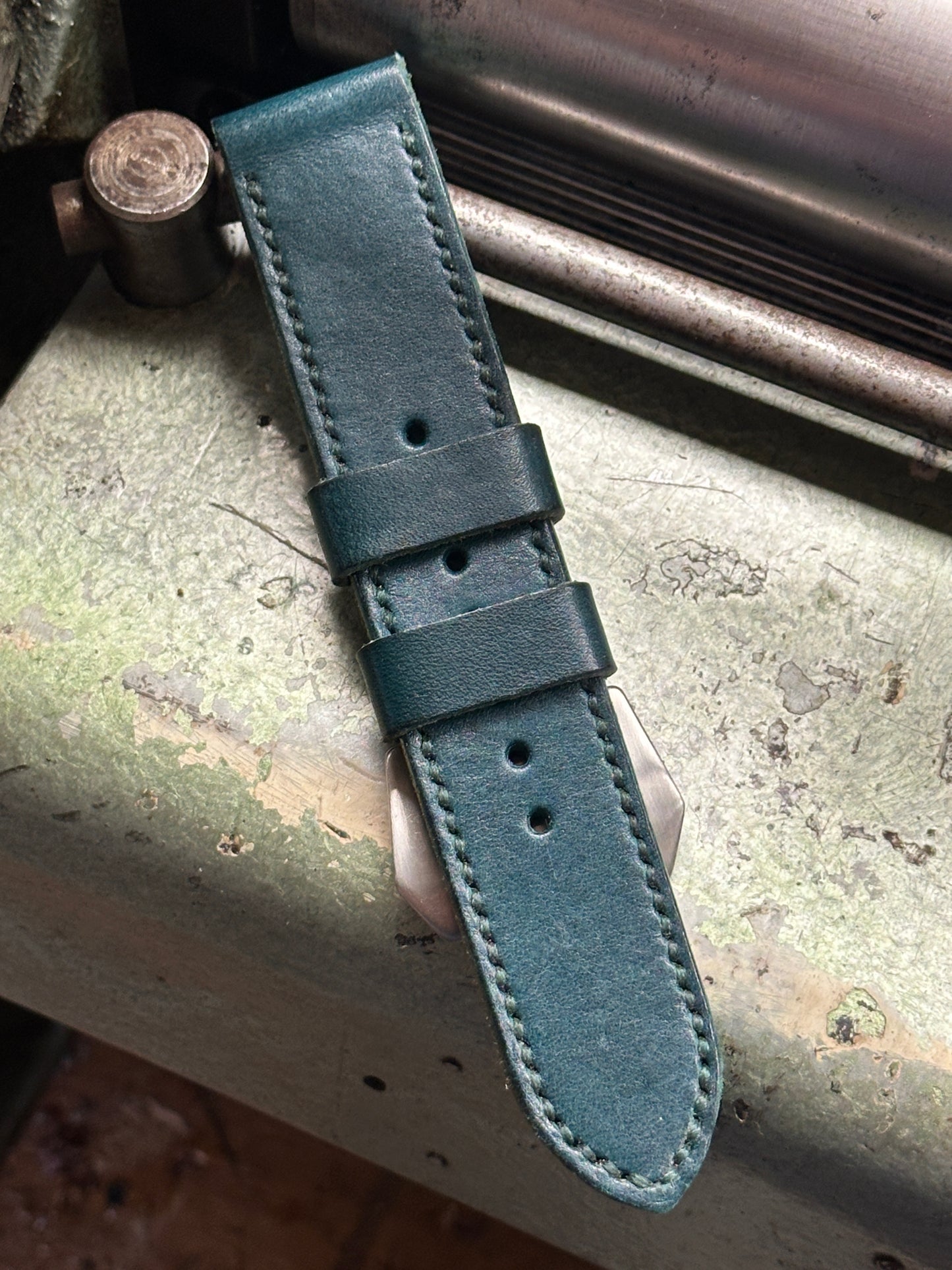 BATTAGLIA OCEAN GREEN [sanders] strap W: 26/26 L: 155/90 T: 4,0mm