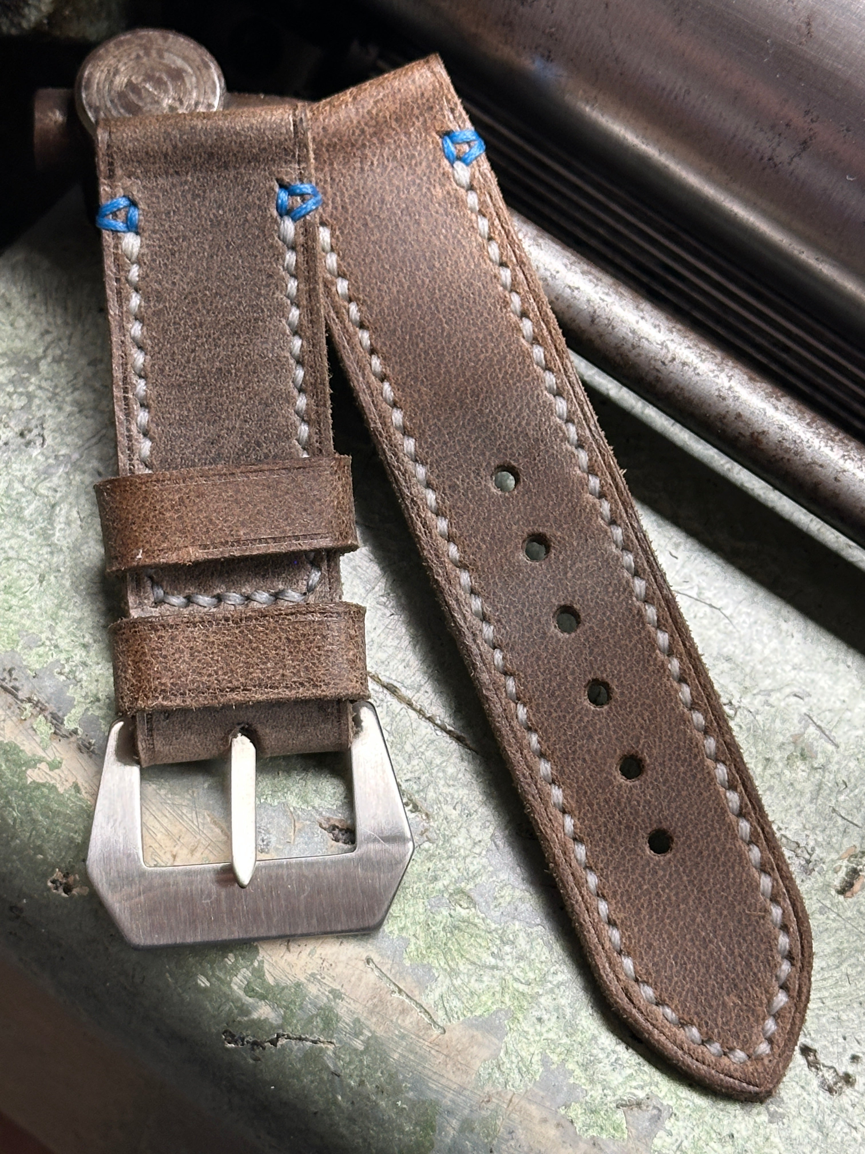 DENIA SPORT - Bright Blue [sanders] strap W: 24/24 L: 125/75 T: 3