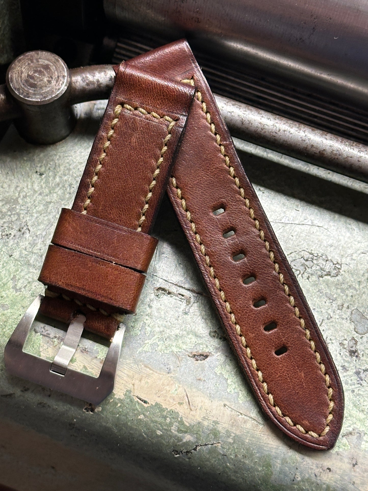 FLOTTIGLIA MEDIO ANZIANE Vintage style [sanders] strap W: 22/22 L: 120/75 T: 3,8mm (kopie)
